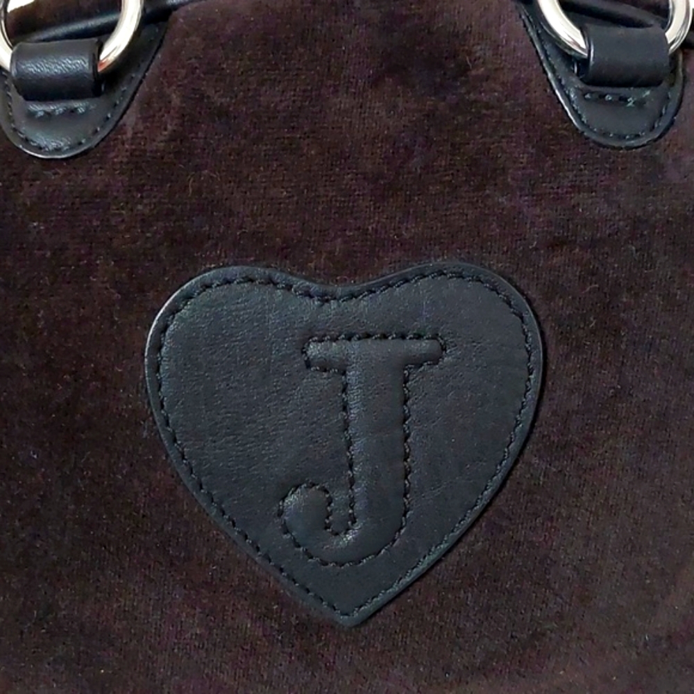 Rare Vintage juicy couture y2k small velvet Juicy American Princess stachel bag - Picture 13 of 16